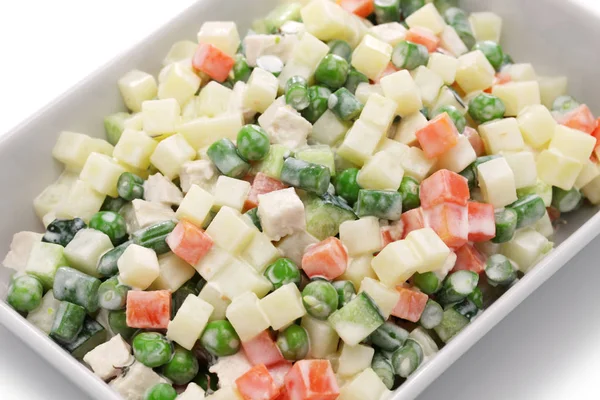 Macedonia salad, macedoine de legumes — Stockfoto