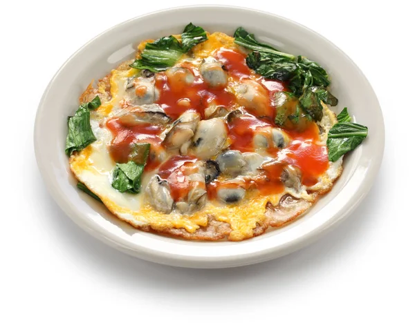 Taiwanese oyster omelet — Stock Photo, Image