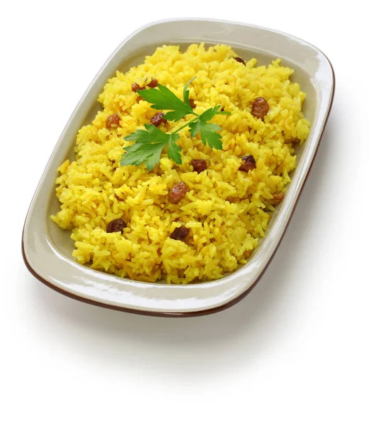 Turmeric riceyellow rice — Stock Photo, Image