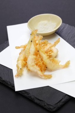 Japon karides tempura, shiroebi