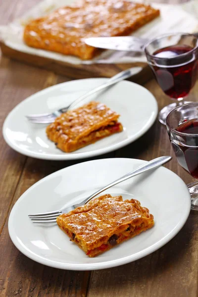 Empanada gallega casera — Foto de Stock