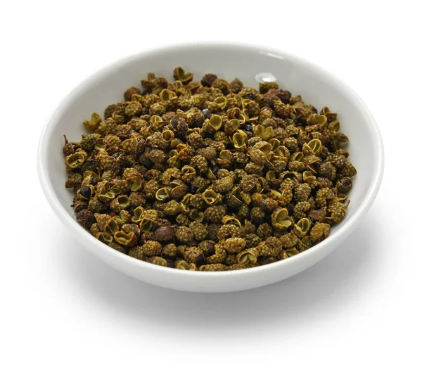 Green Sichuan Pepper Chinese Spice — Stock Photo, Image