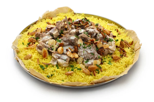 Mansaf ヨルダンの国の料理 — ストック写真