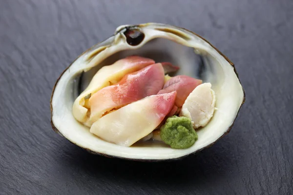 Hokkigai Škeblí Surf Sachalin Sashimi Japonská Kuchyně — Stock fotografie