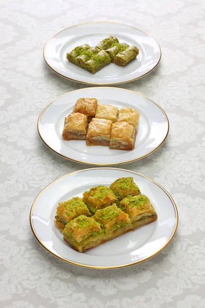 Baklava Turecká Tradiční Dezerty — Stock fotografie