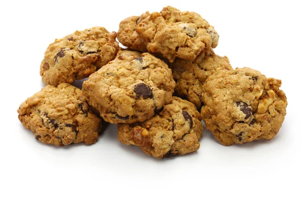 Zelfgemaakte Granola Chocolade Chips Koekje — Stockfoto