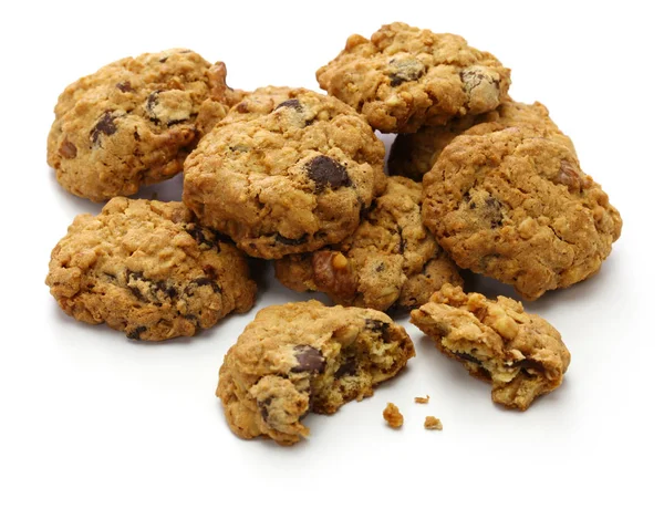 Zelfgemaakte Granola Chocolade Chips Koekje — Stockfoto