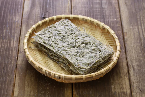 Tatami Iwashi Japanese Food Made Baby Sardines — Stock Photo, Image