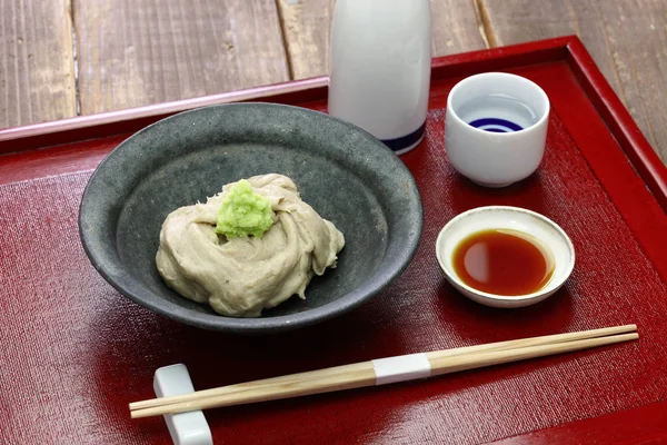 Sobagaki Japonská Mísa Vařené Čerstvé Pohankové Mouky Jako Polenta — Stock fotografie