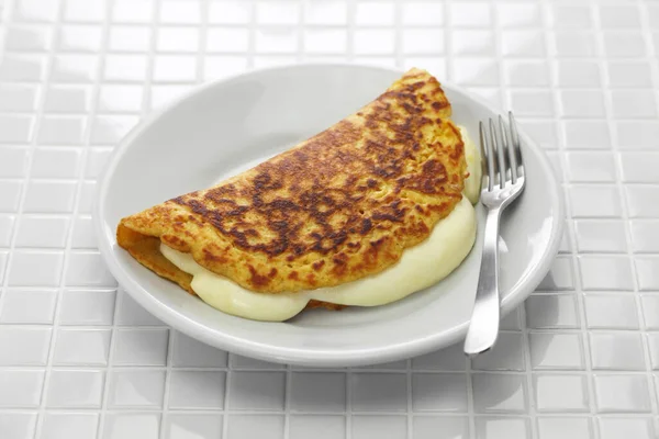 Cachapa Venezuelan Corn Pancake Χειροποίητο Τυρί — Φωτογραφία Αρχείου