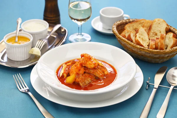 Bouillabaisse Soupe Poisson French Marseille Fish Soupe — 스톡 사진