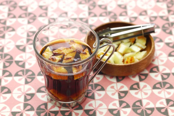 Kaffeost Caffè Svedese Con Formaggio Cigolante — Foto Stock