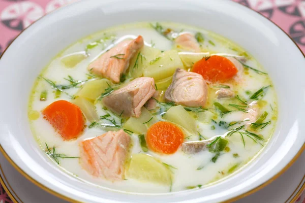 Lohikeitto, finnish traditional salmon soup