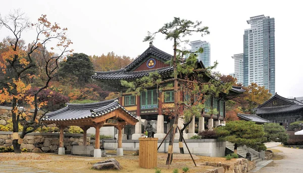 Η Σεούλ ναός Bongeunsa — Φωτογραφία Αρχείου