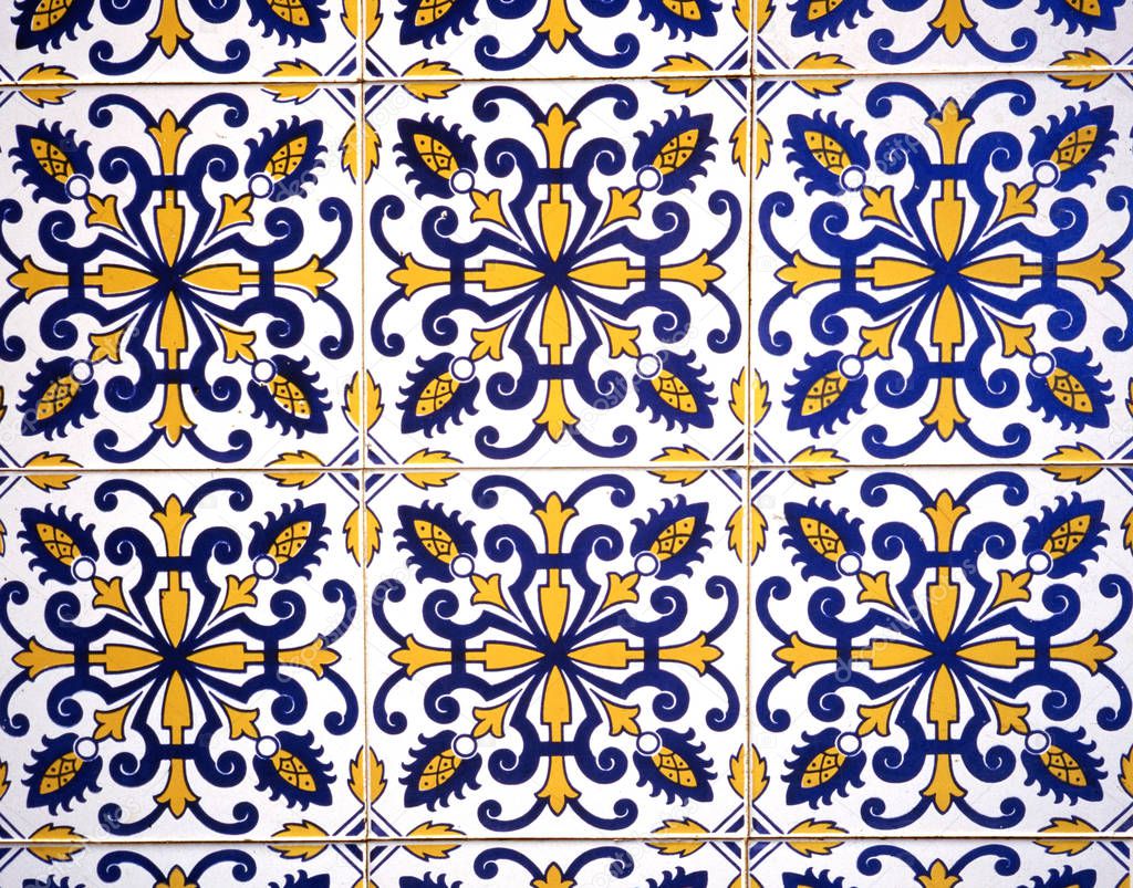 Typical porcelain tiles, Spain