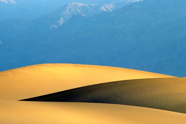 Mesquite Sand Dunes Death Valley National Park Californië Usa — Stockfoto