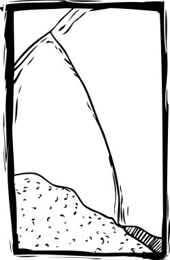 Dantel ve kumaş özetlenen