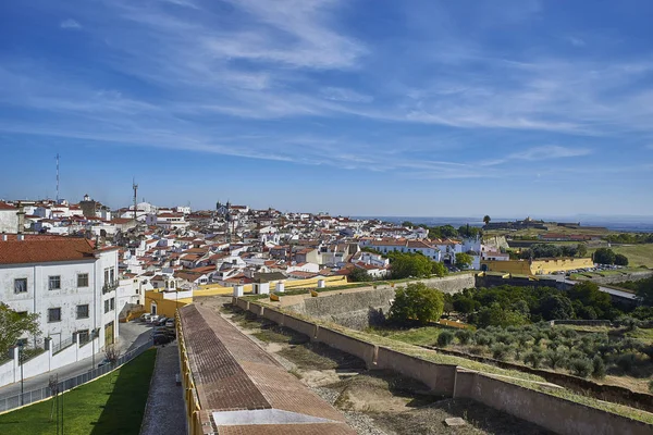 Elvas, Alentejo, Portekiz eski şehir görünümünü. — Stok fotoğraf