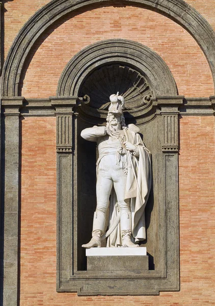 Statue of Gioacchino Murat in Palazzo Reale di Napoli. Campania, Italy. — Zdjęcie stockowe