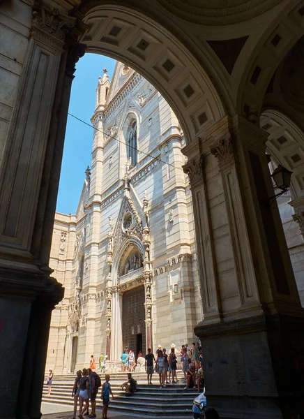 Santa Maria Assunta cathedral, Duomo di Napoli. Naples, Campania, Italy. — Stock Fotó