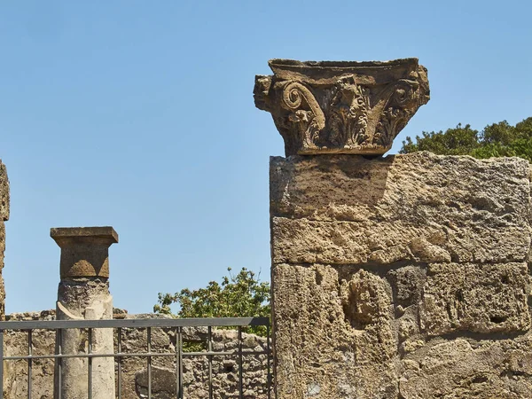 Ruins of Pompeii, ancient Roman city. Pompei, Campania. Italy. — Stock Photo, Image