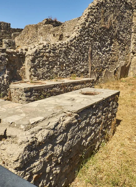 Ερείπια της Πομπηίας, αρχαία ρωμαϊκή πόλη. Πομπηία, Καμπανία. Ιταλία. — Φωτογραφία Αρχείου