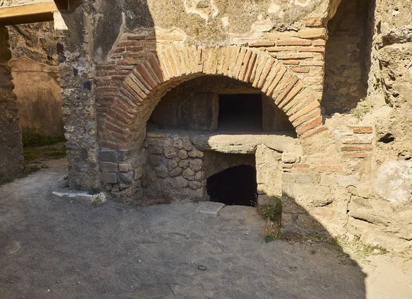 Ruins of Pompeii, ancient Roman city. Pompei, Campania. Italy. — Stock Photo, Image