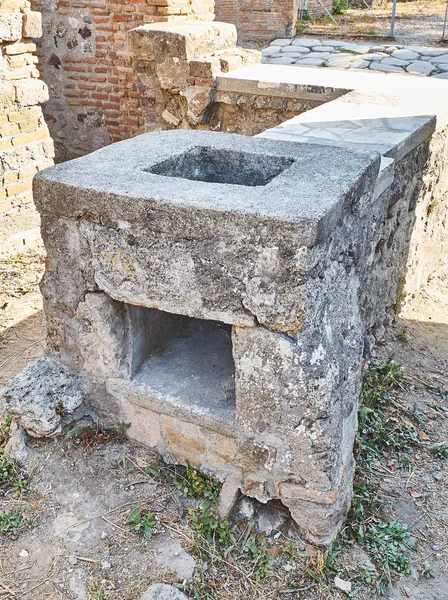 Ruínas de Pompeia, antiga cidade romana. Pompeia, Campania. Itália . — Fotografia de Stock