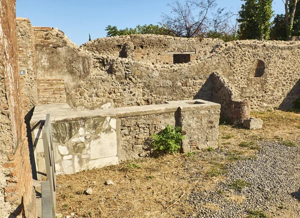 Rovine di Pompei, antica città romana. Pompei, Campania. Italia . — Foto Stock