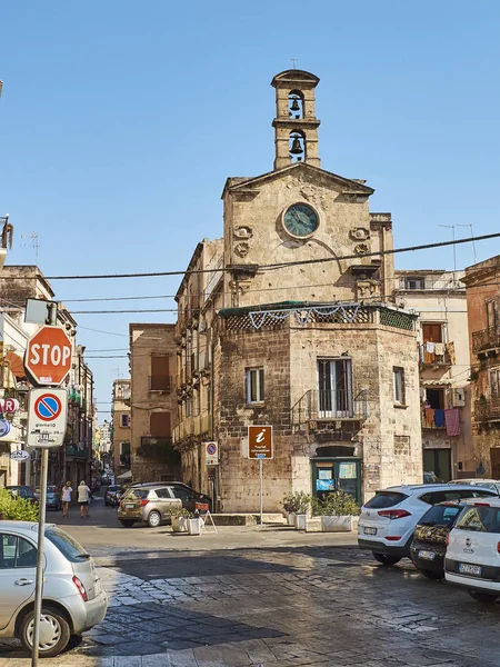 Torre delle orologio em Tarento. Apúlia, Itália . — Fotografia de Stock