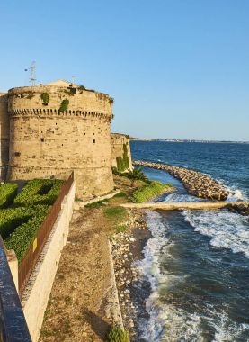 Castello Aragonese castle of Taranto. Apulia, Italy. clipart