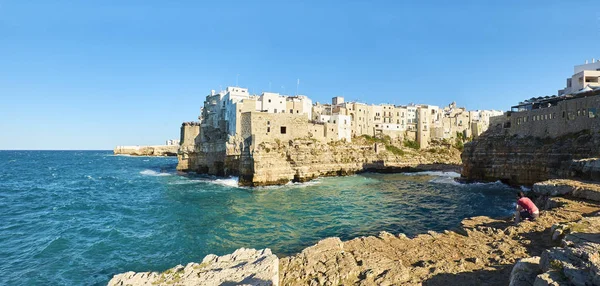 Bastione di Santo Stefano de Polignano a Mare. Apulia, Italia . — Foto de Stock