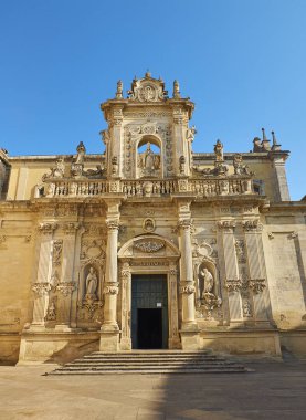 Cattedrale di Santa Maria Assunta Katedrali Lecce. Puglia, İtalya.