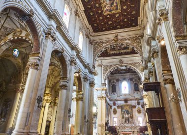 Cattedrale di Santa Maria Assunta Katedrali Lecce. Puglia, İtalya.