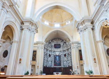 Chiesa del Gesu Lecce fırsatımdı. Puglia, İtalya.