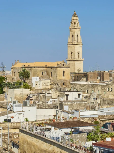 Cattedrale metropolitana di Santa Maria Assunta katedral av Lecce. Apulien, Italien. — Stockfoto