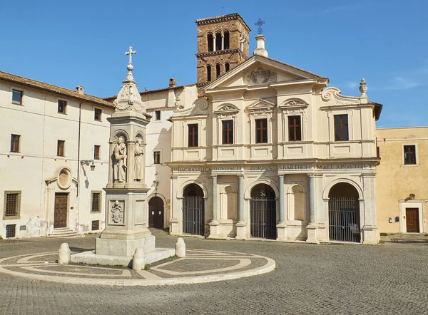 Basilica San Bartolomeo alle Isola, Tiberina island. Rome. Lazio, Italy.