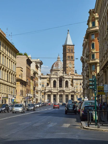 Basilica Papale di Santa Maria Maggiore in Rome. Lazio, Italy. — Stok fotoğraf