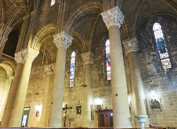 Chiesa del Sacro Cuore di Gesu of Gallipoli. Puglia, Italy. — 스톡 사진