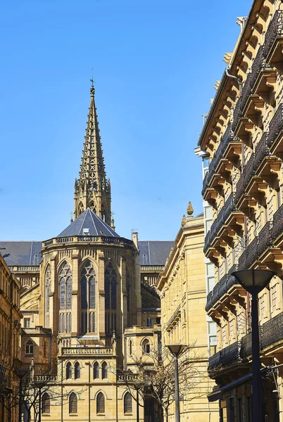 Buen Pastor Cathedral of San Sebastian. Gipuzkoa, Basque Country, Spain. — Stock Photo, Image