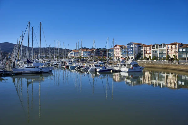 Port de plaisance, port Hendaye, Akwitania, fr — Zdjęcie stockowe