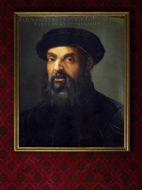 Ferdinand Macellan portresi. Anonim, Xvi yüzyılı, Panelde yağ.