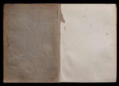 Bitiş sayfalarında boş bir kitap belirdi.