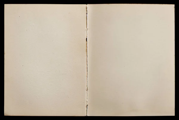 Antik könyv kibontott bemutató texturált oldalak. — Stock Fotó