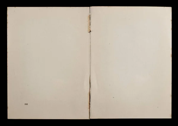 Libro antico spiegato mostrando pagine strutturate . — Foto Stock