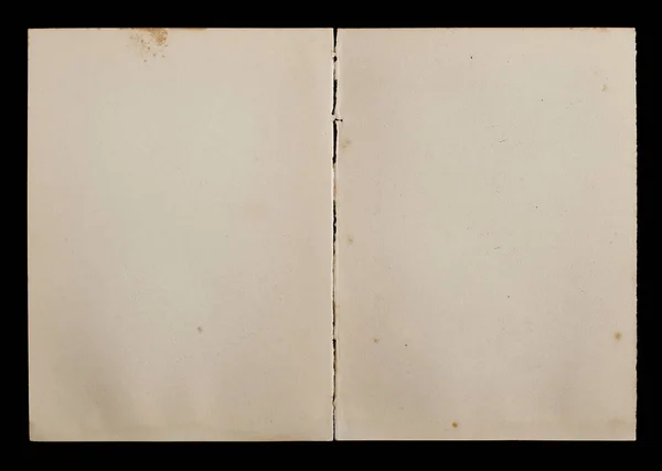 Libro antico spiegato mostrando pagine strutturate . — Foto Stock