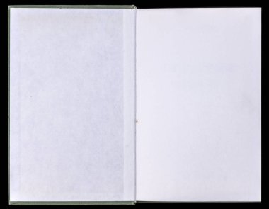 Bitiş sayfalarında boş bir kitap belirdi.