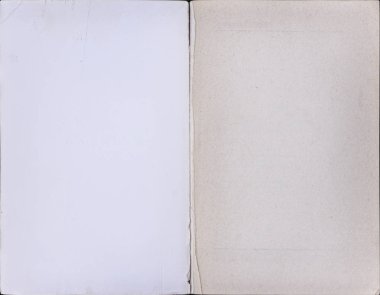 Bitiş sayfalarında boş bir kitap belirdi.