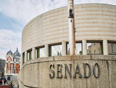 İspanyol Senatosu binası. Madrid, Ispanya.