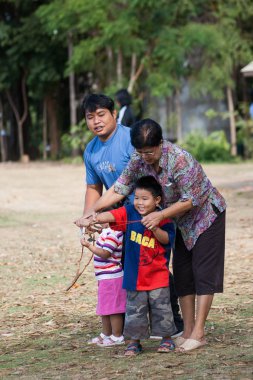 Çekirdeği mancınık ile çekim